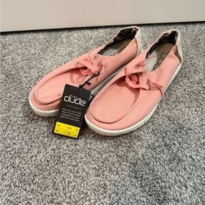 Hey Dude Wendy Canvas Slip-Ons in Dusty Pink